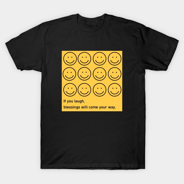 smiley face T-Shirt by zzzozzo